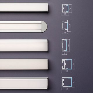 Стенд Ленты и Профиль RT-LUX-S1-1760x600mm (DB 3мм, пленка, подсветка) (Arlight, -)