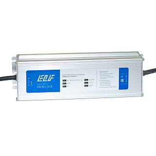 Блок питания герметичный компактный ELF, 24В, 300Вт, металл, IP67