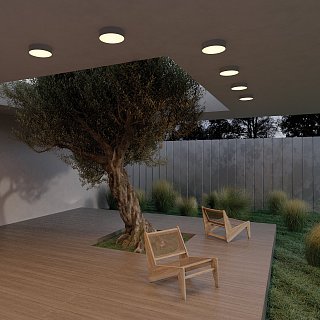 Потолочный светильник Zon IP 3000K 30Вт IP 65