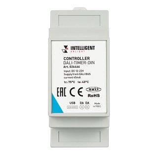 INTELLIGENT ARLIGHT Контроллер DALI-TIMER-DIN (DALI-BUS, RTC) (IARL, DIN-рейка)