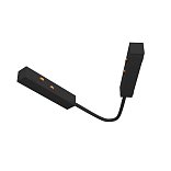 Коннектор питания угловой 15 см Exility черный