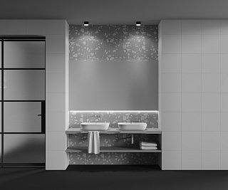 Потолочный светильник Glory GX53 12Вт