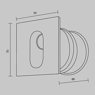 Подсветка для лестниц Via Urbana 4000К 3Вт IP 54