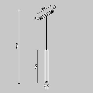 Трековый подвесной светильник Focus Led Exility 2700-6000K 5Вт 36° Dim Smart Zigbee