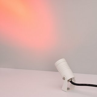 Светильник KT-RAY-COLOR-R42-6W RGB (WH, 25 deg, 12V) (Arlight, IP67 Металл, 3 года)
