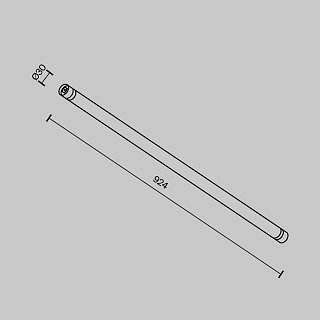 Светильник Larc для системы освещения Shelf 3000К 13Вт 360°