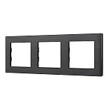 Рамка алюминиевая FRM-PRESTO-ALS-3-BK (Arlight, -)