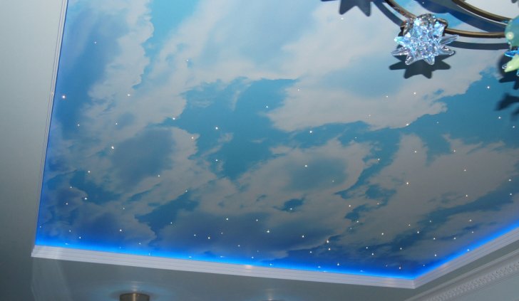 Многоцветное светодиодное освещение детской