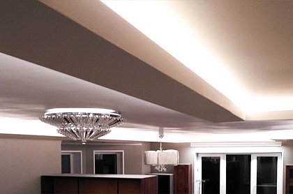 Потолочное освещение в загородном доме