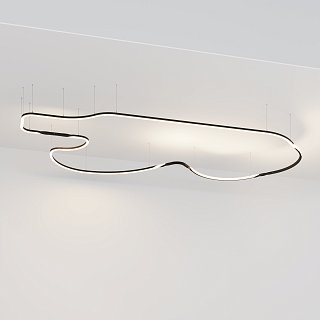 Радиусный профиль 35x35 Ø1500мм внешний 1/4 круга черный