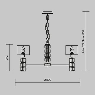 Люстра Talento E14х7