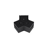 Коннектор тройной с питанием ART-INBELT-CON-T-POWER (BK, 48V) (Arlight, -)