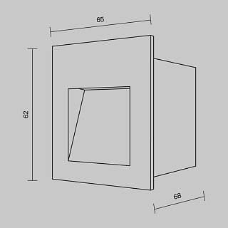 Подстветка для лестниц Arca 3000К 3Вт IP 65