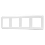 Рамка пластиковая FRM-VERSA-PL-4-WH (Arlight, -)