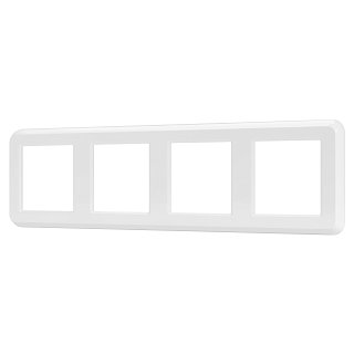 Рамка пластиковая FRM-VERSA-PL-4-WH (Arlight, -)