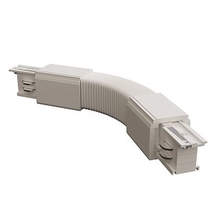 Коннектор гибкий Trinity белый