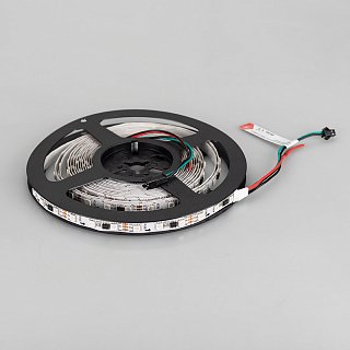 Светодиодная лента SPI-5000-5060-60 12V Cx3 RGB (10mm, 14.4W/m, IP20) (Arlight, бегущий огонь)