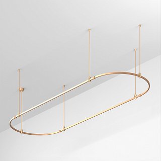 Основание ART-APRIORI-OVAL-ROD-800-3000x1000 (GD) (Arlight, IP20 Металл, 3 года)