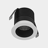 Светильник светодиодный потолочный встраиваемый , серия AL, Черно-белый, 7Вт, IP65, Теплый белый (3000К), AL-DL036-7-WB-WW-65