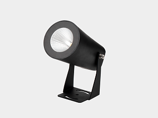 Ландшафтный светодиодный светильник 3 Вт, 24°, 100-240В, 3000К (тёплый белый), IP65, чёрный, FL-F24A-3-BL-WW
