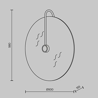 Настенный светильник (бра) Mare G9x3
