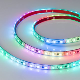 Светодиодная лента SPI-5000PGS-5060-60 12V Cx3 RGB-Auto (12mm, 13.2W/m, IP67) (Arlight, Закрытый, IP67)