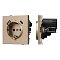 Механизм розетки с USB зарядкой SCT-TENDO-MUAC-PL-GD (230V, 16A) (Arlight, -)