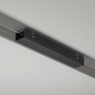 Коннектор питания прямой Basity, черный