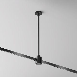 Крепление потолочное Medium 300мм с прямым коннектором питания Flarity черный