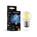 Светодиодная лампа Crystal Globe 5W 3000K E27 DIM 340°