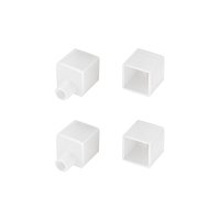 Заглушка WPH-FLEX-1212-TOP WHITE с отверстием (Arlight, Пластик)