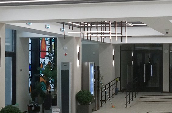 Освещение в холле