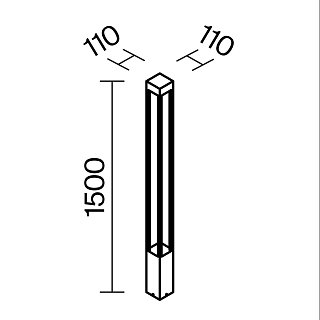 Садово-парковый светильник Elbe 3000К 20Вт IP 65