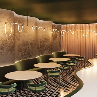 Трековый светильник Tau 3000К 48Вт 110°