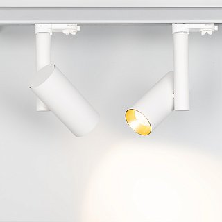 Светильник SP-POLO-TRACK-PIPE-R65-8W Warm3000 (WH-GD, 40 deg) (Arlight, IP20 Металл, 3 года)