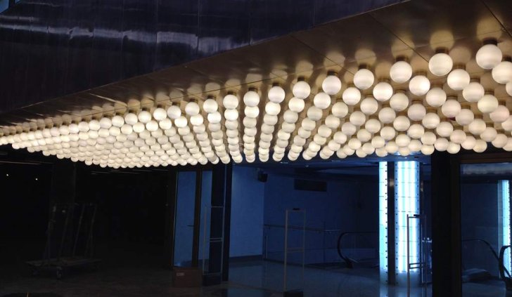 Светодиодные лампы Arlight, установленные в люстры