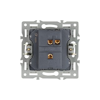 Механизм выключателя одноклавишный проходной SWT-MKP1-PL-BK (250V, 16A) (Arlight, -)