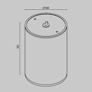 Потолочный светильник Bar 3000К 12Вт IP 65