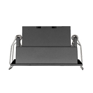 Светильник MS-ORIENT-BUILT-TURN-TC-S67x90-5W Warm3000 (BK-BK, 30 deg, 230V) (Arlight, IP20 Металл, 5 лет)