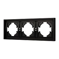 Рамка пластиковая FRM-TENDO-PL-3-BK (Arlight, -)