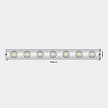 Светодиодная лента wall washer  5050, 42 LED/м, 6,2 Вт/м, 24В , IP67, Цвет: РГБ, SWG-542-24-RGB15/60-67