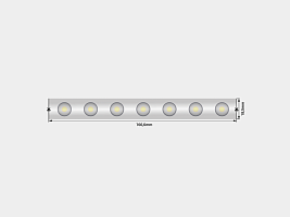 Светодиодная лента wall washer  5050, 42 LED/м, 6,2 Вт/м, 24В , IP67, Цвет: РГБ, SWG-542-24-RGB15/60-67