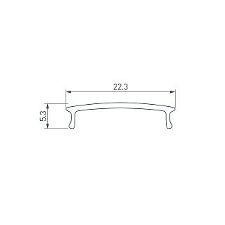 Экран ARH-WIDE-(F)-H10-2000 Opal-PM (Arlight, Пластик)