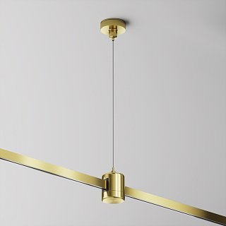 Подвес тросовый Hang с прямым коннектором питания Flarity латунь