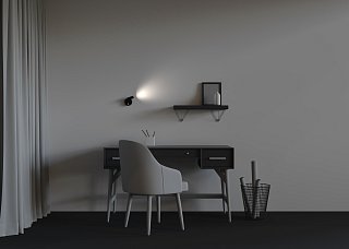 Настенный светильник (бра) Technical C079WL-L3B3K