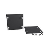 Комплект заглушек для радиусного профиля 2шт. черный