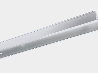 Алюминиевый монтажный профиль 1 м для неоновой ленты 6×12 мм MNT-CC2120-AL1M