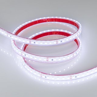 Светодиодная лента RTW 2-5000PGS 24V Cool 2x (3528, 600 LED, LUX) (Arlight, 9.6 Вт/м, IP67)