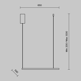 Подвесной светильник Glint 3000 25Вт