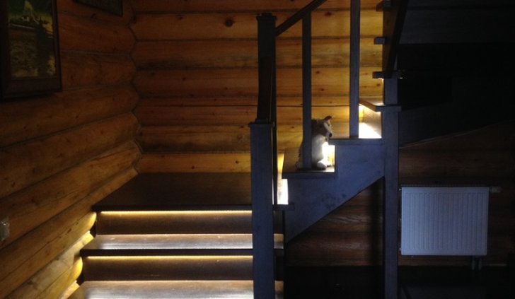 Светодиодная подсветка ступеней